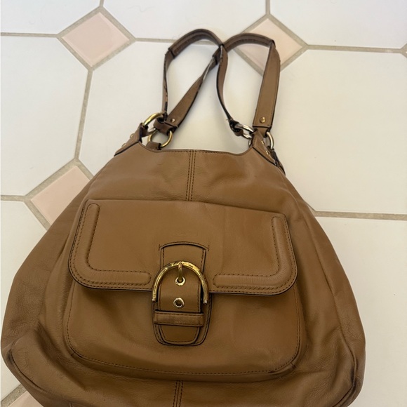Coach Handbags - Coach Brown Leather Shoulder Bag